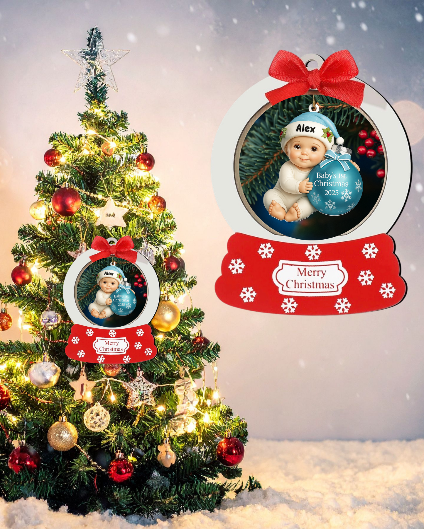 Cute Personalized Christmas Ornaments