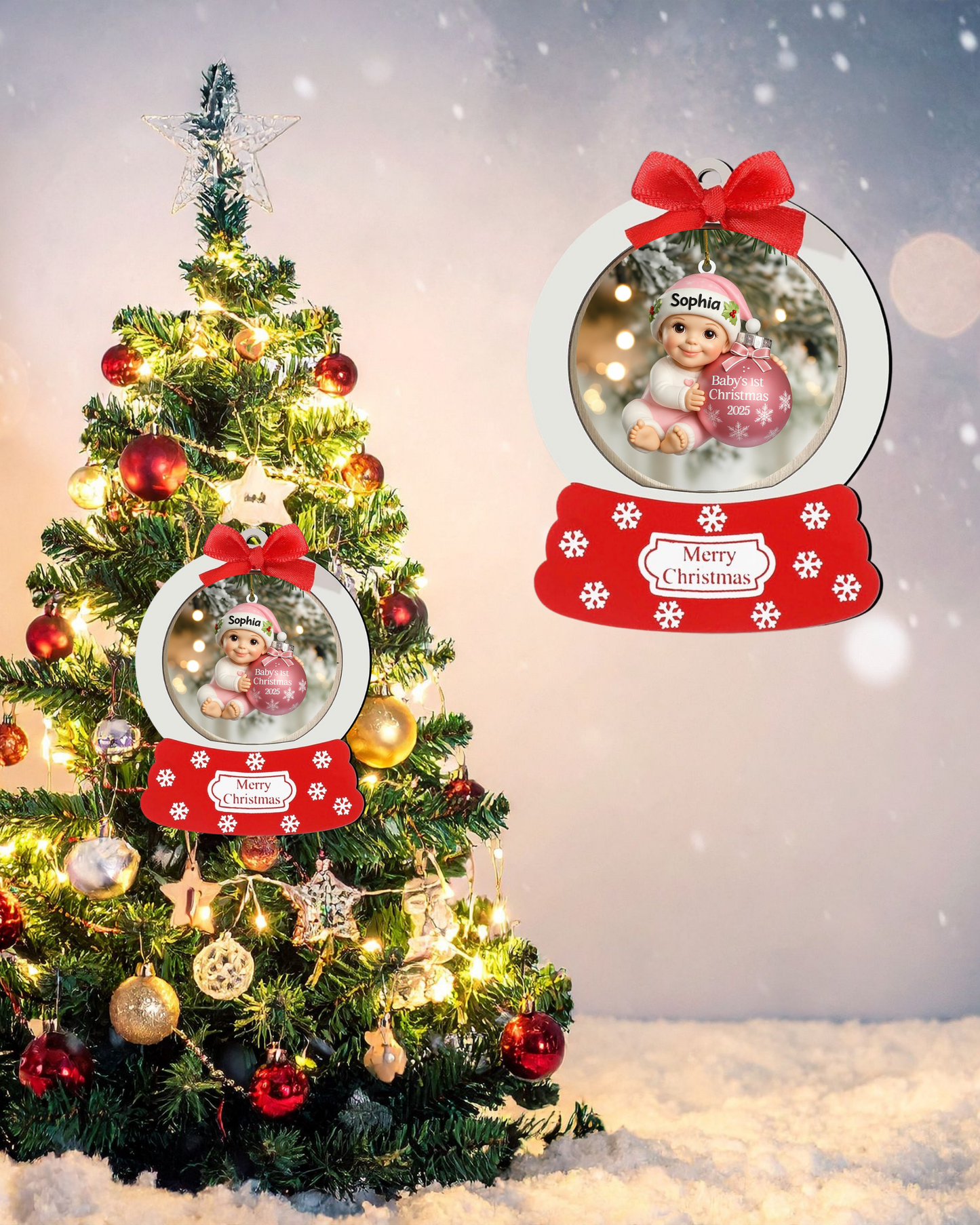 Cute Personalized Christmas Ornaments