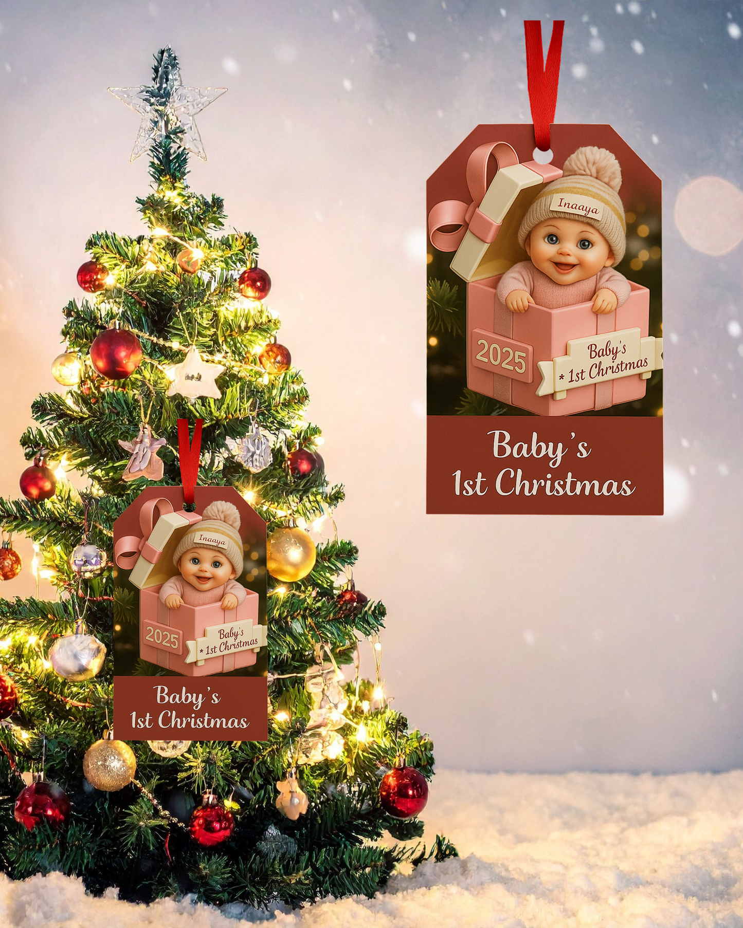 Cute Personalized Christmas Ornaments