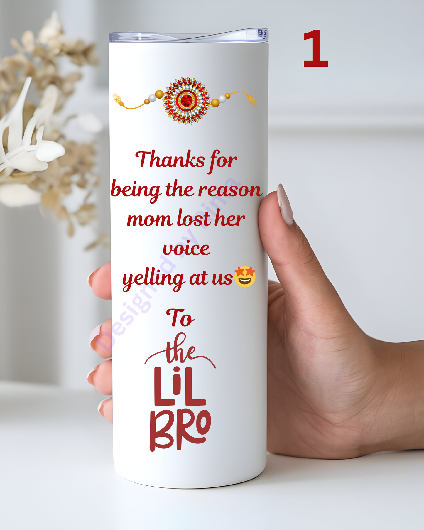 20 oz skinny personalized tumblers