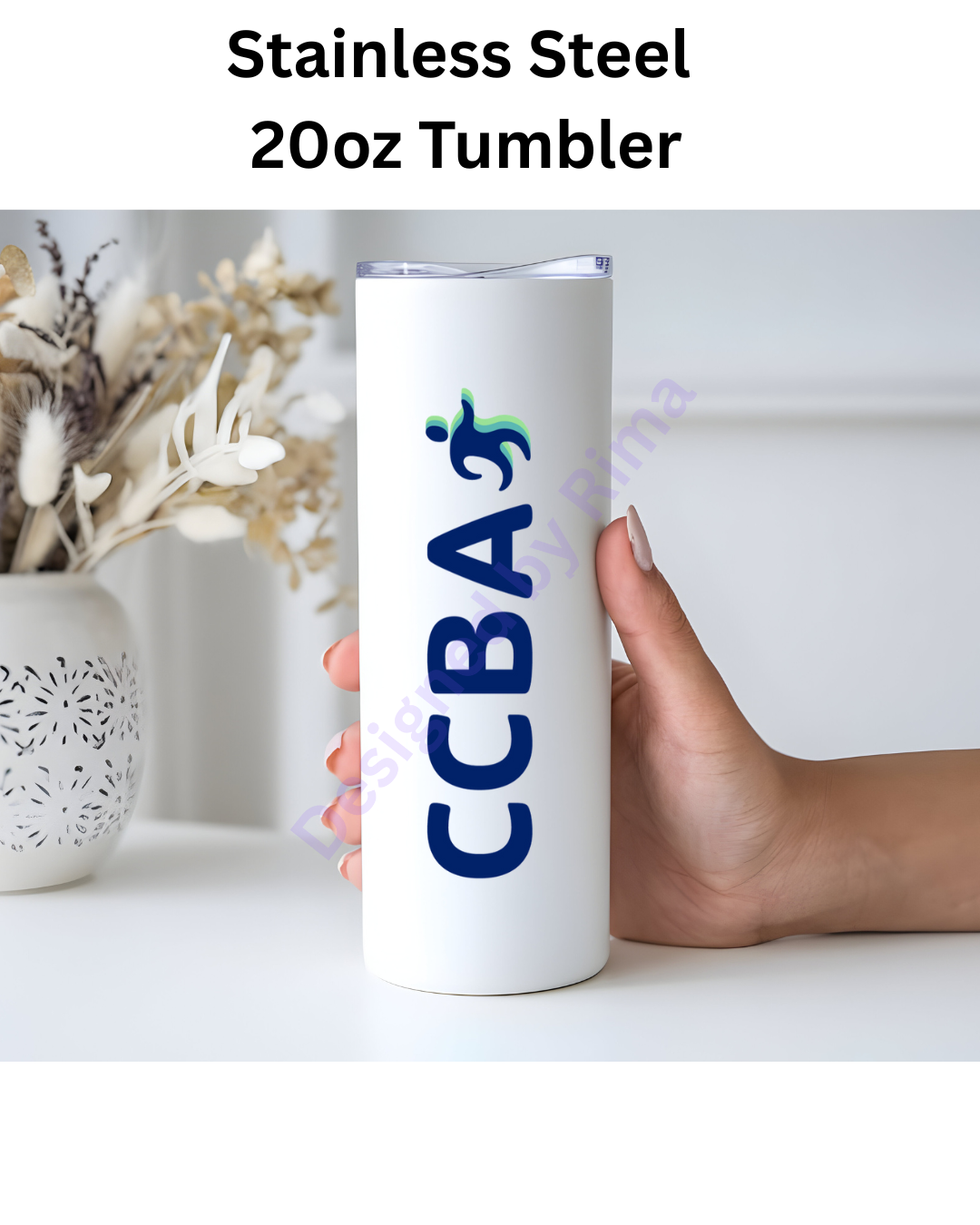 20 oz skinny personalized tumblers