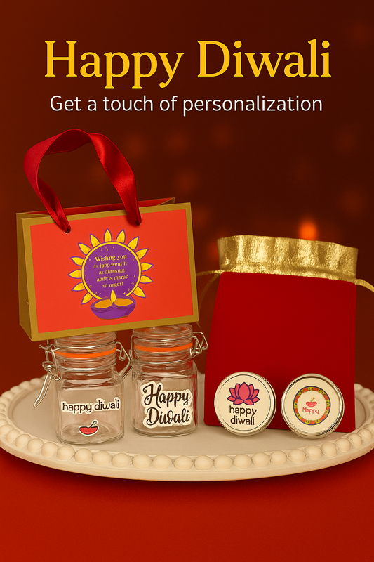 DIWALI DELIGHT HAMPER- Personalized Gift Hamper | Diwali Customized Hamper | Festive Gift Hamper