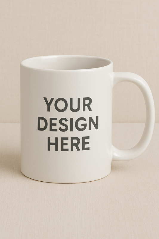 Personalized Coffee Mug – Custom Print with Name, Quote, or Logo