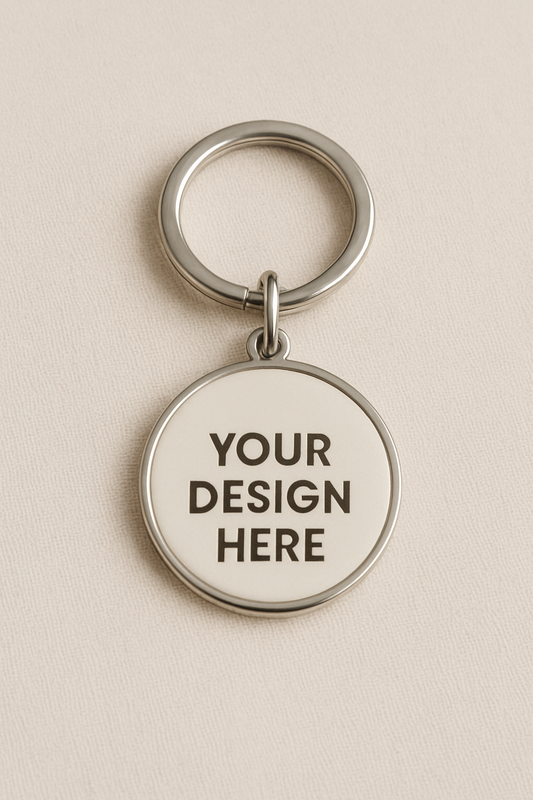 Personalized Keychain – Custom Name, Logo or Design Gift