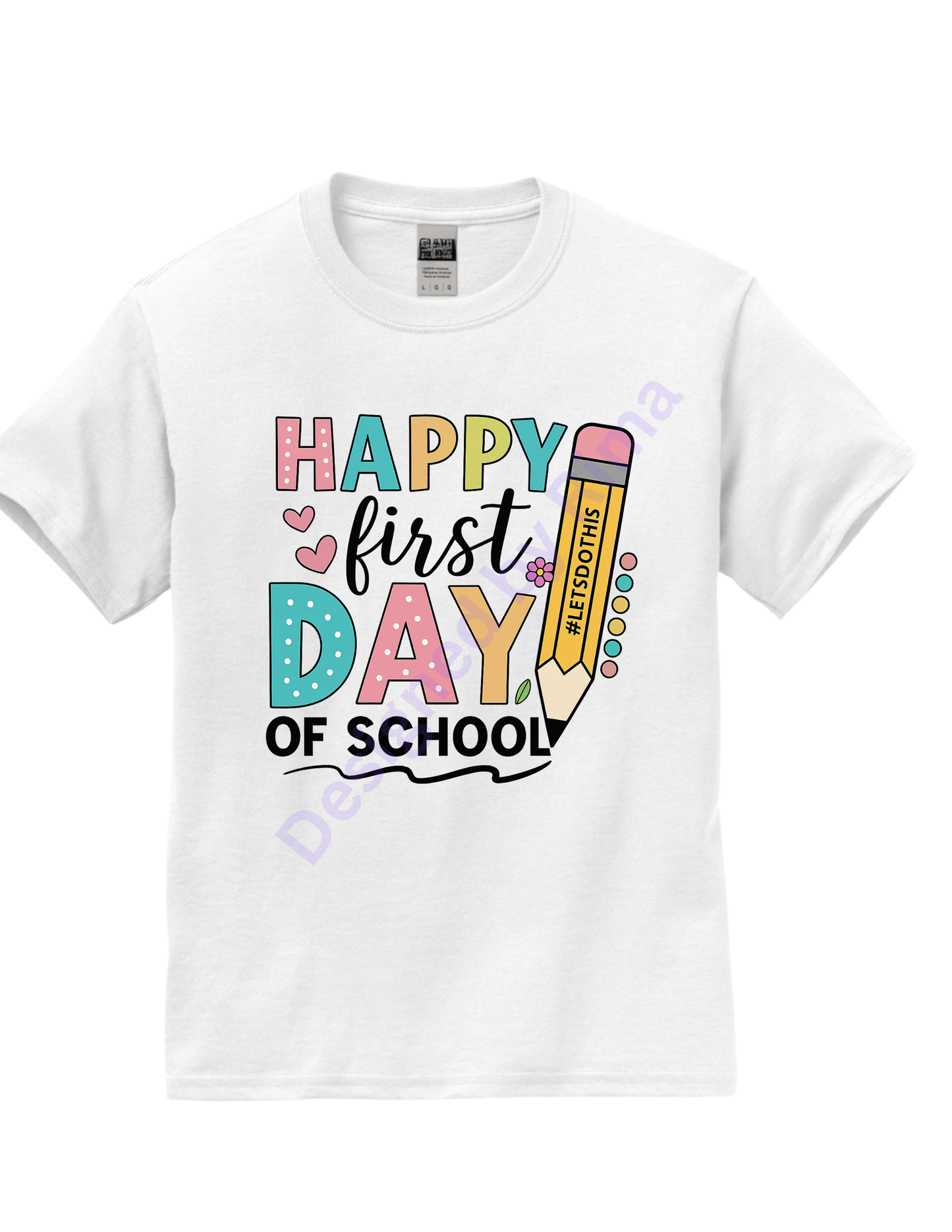 Personalized T-Shirt – Custom Print with Name or Design- Back to School
