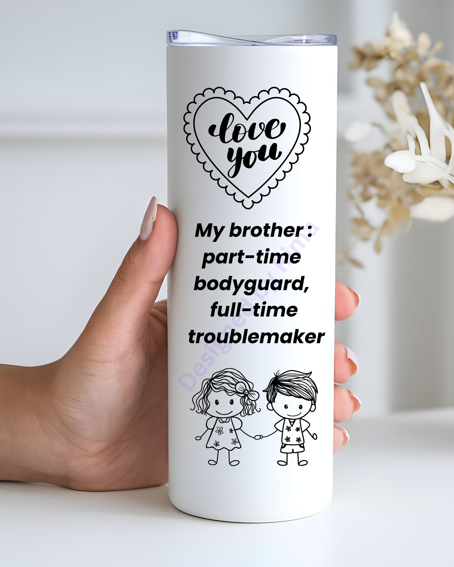 20 oz skinny personalized tumblers